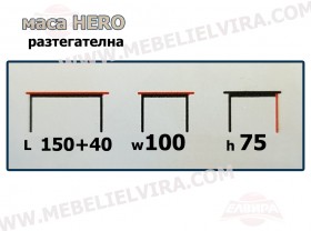 Маса HERO - 2024